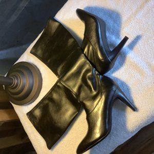 ** Brand New ** Black Franco Sarto heeled boots, 6.5M